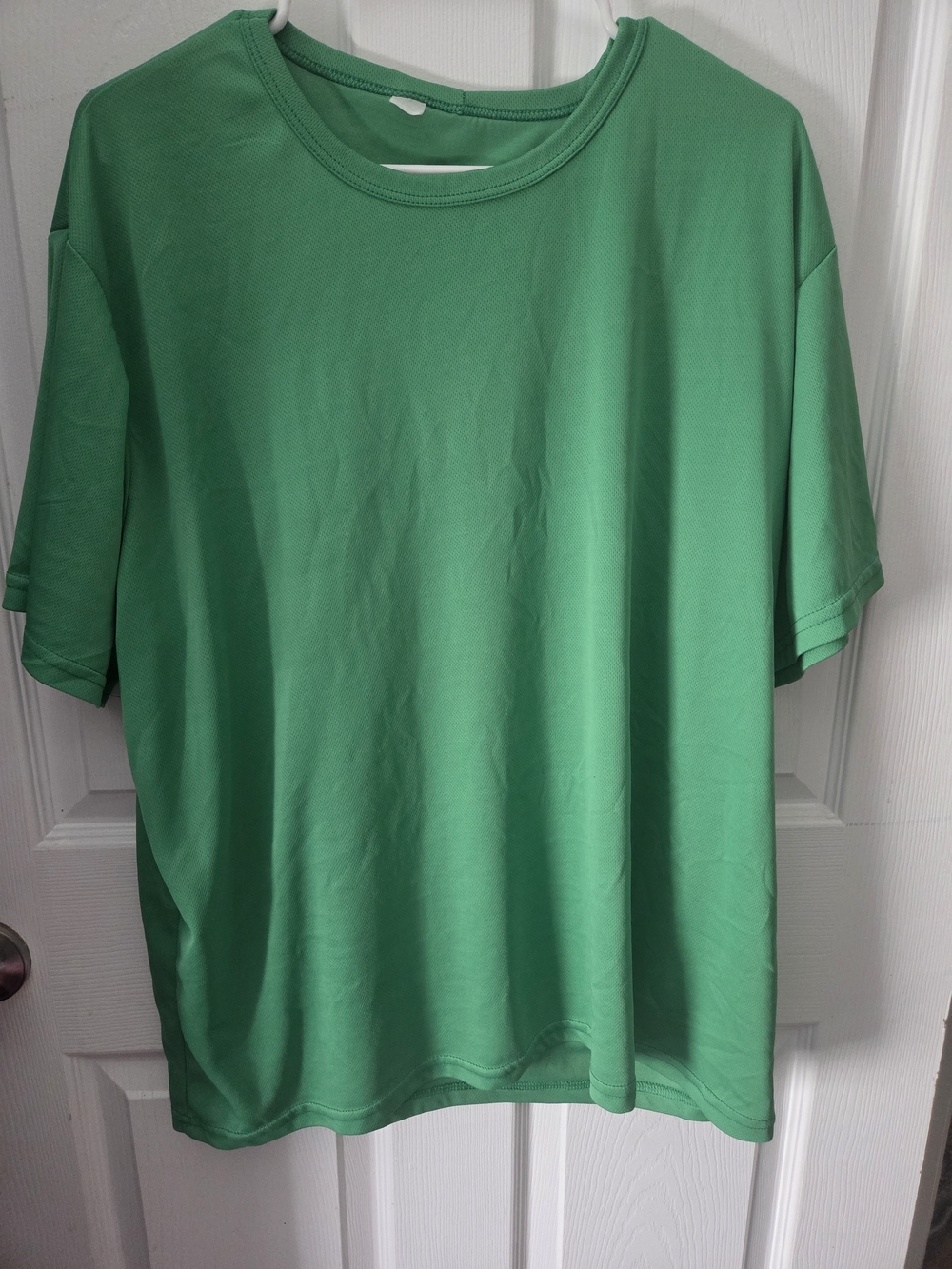 Green Short Sleeve Crew Neck Tee